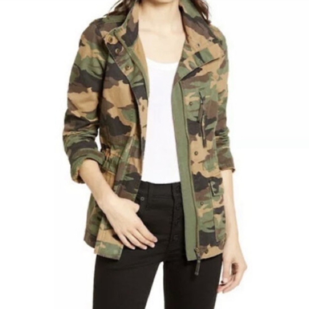 Madewell Dispatch Jacket in Camo Camouflage Faded Birch Size Medium